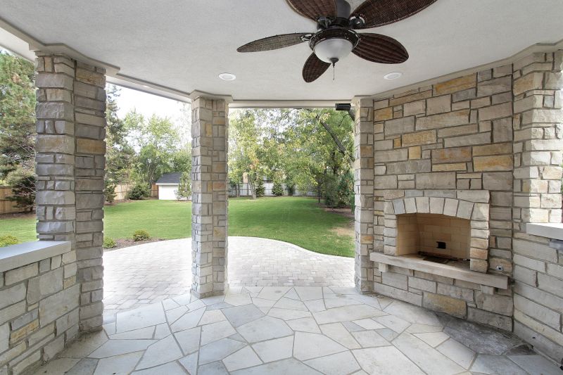 Stone Patio Setup